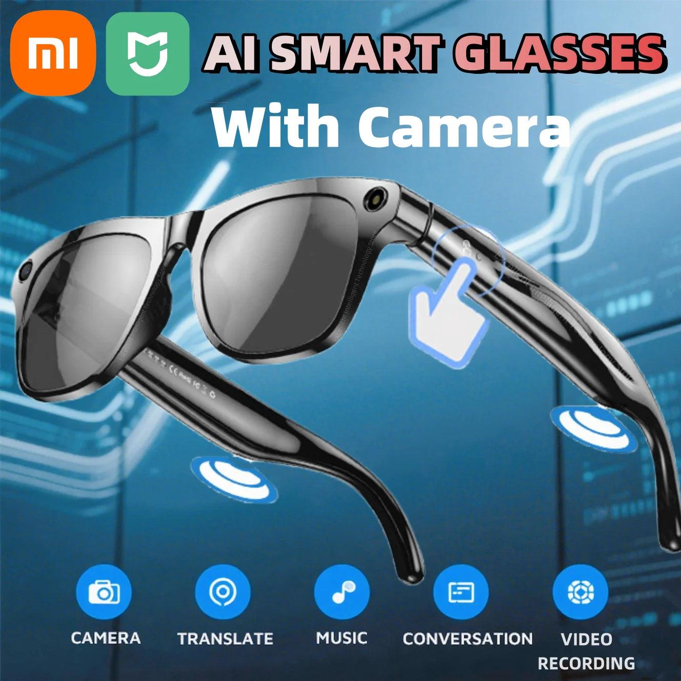 1080p Smart Glasses