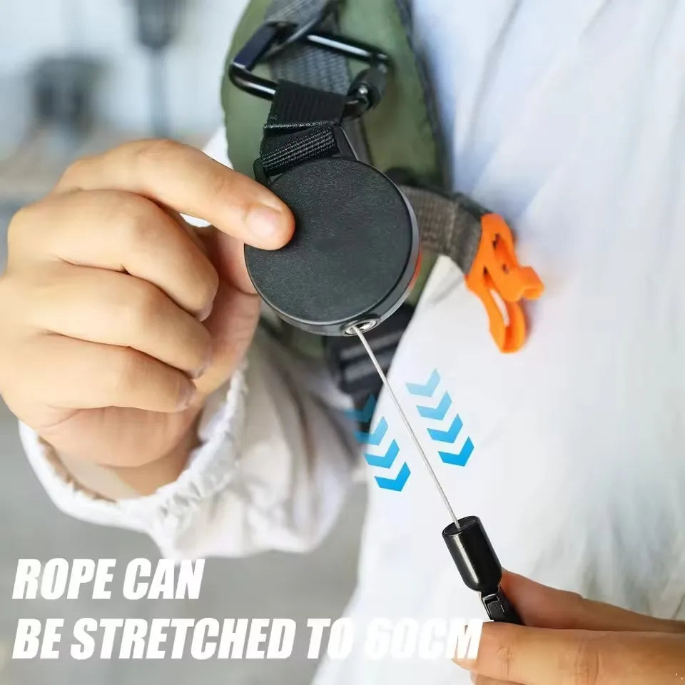 Anti-theft retractable phone strap