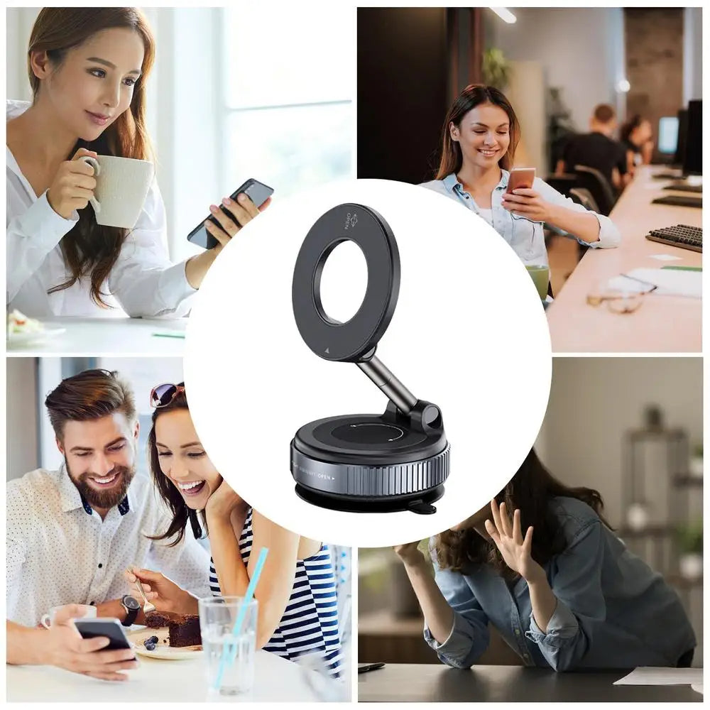 Vacuum Magnetic Phone Holder